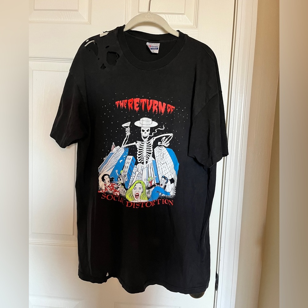 RARE 1986 Vintage Social Distortion Band Tee